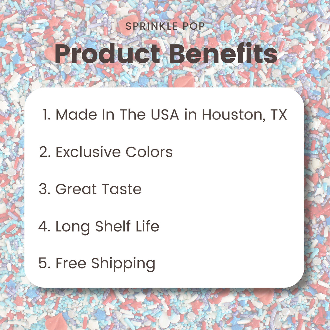 I Love America Sprinkle Mix