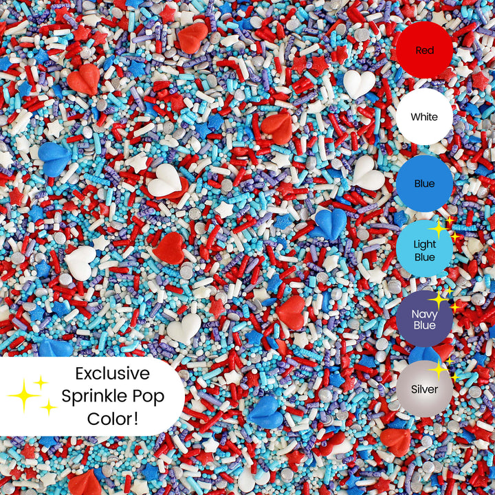 I Love America Sprinkle Mix