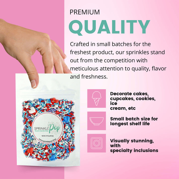 I Love America Sprinkle Mix