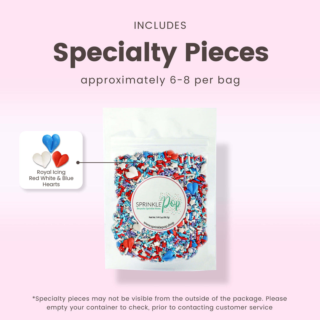 I Love America Sprinkle Mix