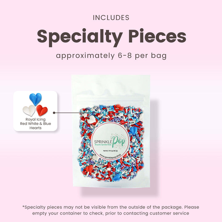 I Love America Sprinkle Mix