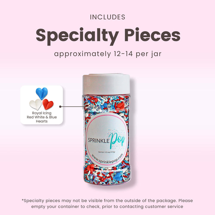 I Love America Sprinkle Mix