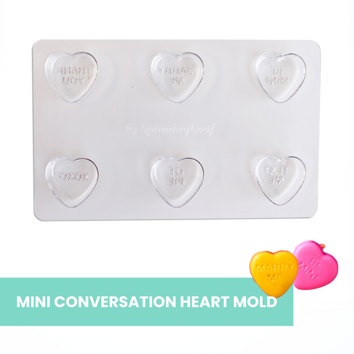 Mini Conversation Hearts Cookie Mold