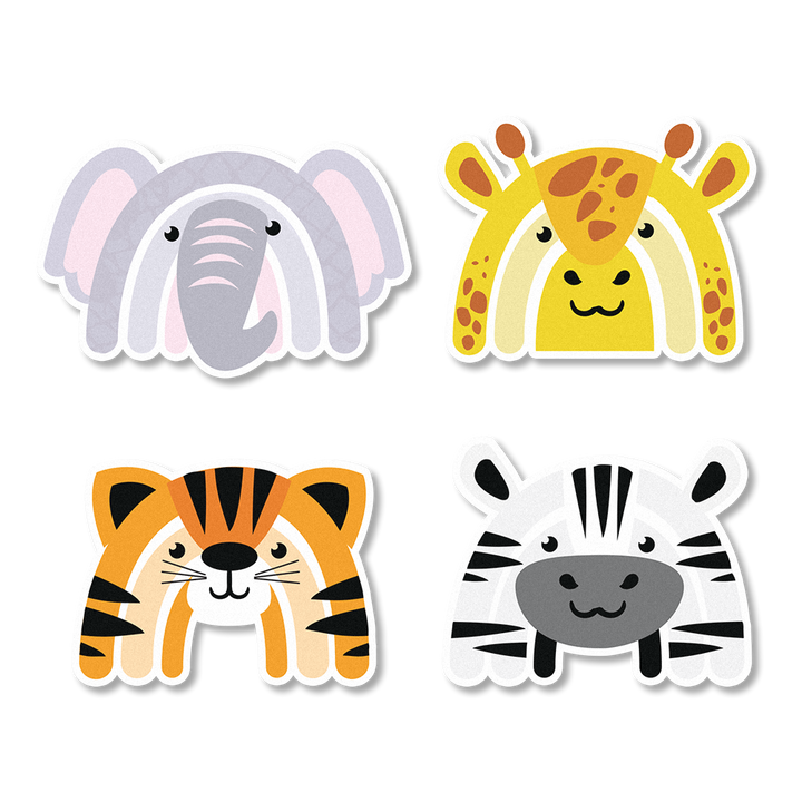 Wild Animal Edible Cupcake Toppers