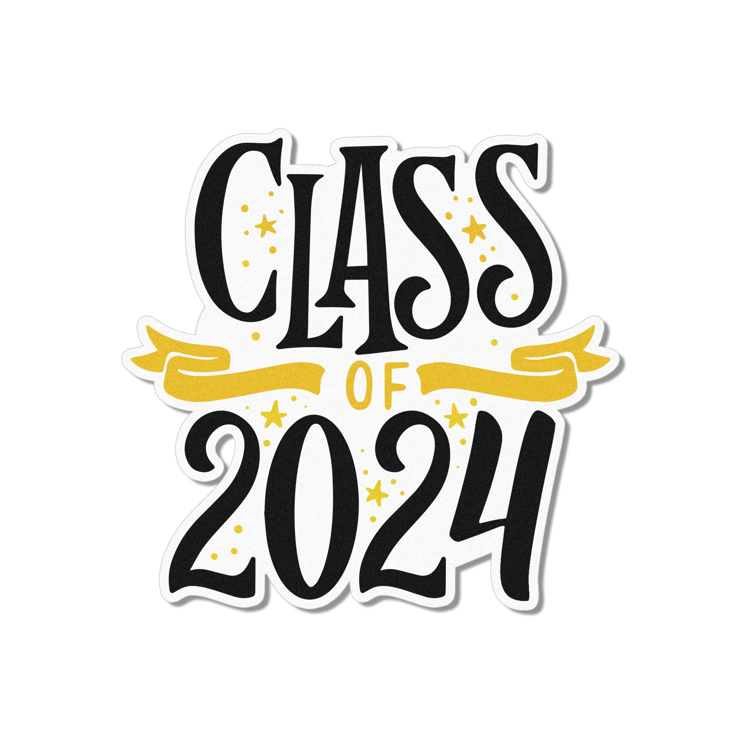 2024 Graduation (black and gold) Edible Cupcake Toppers – Sprinkle Pop