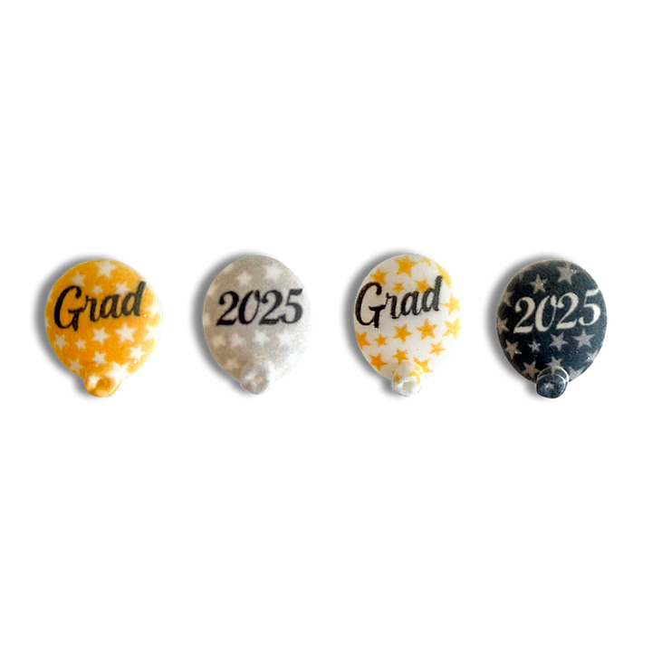 Royal Icing Graduation Balloon Assortment (12ct)
