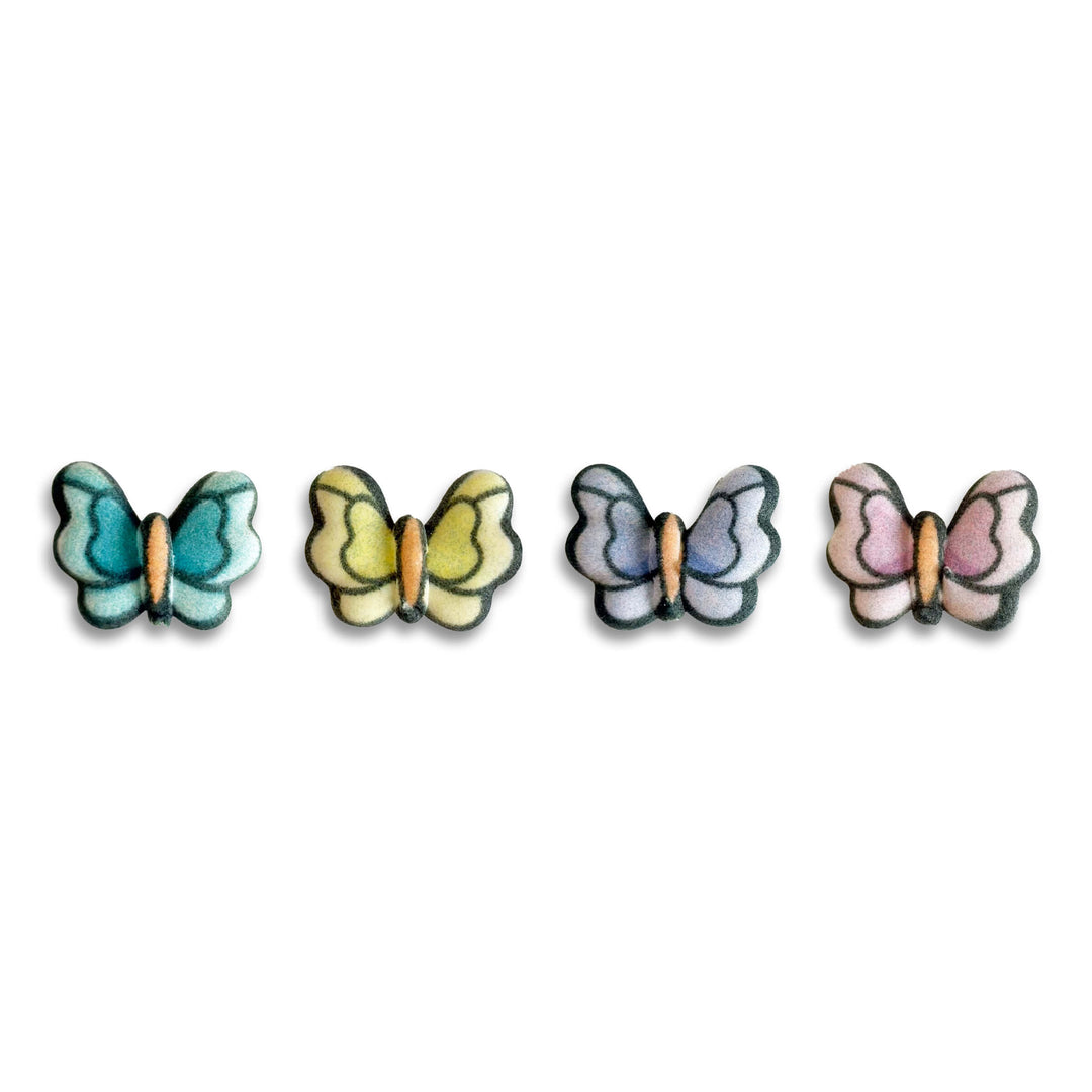 Royal Icing Stained Glass Butterfly Assortment (36ct)
