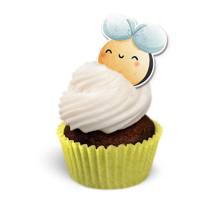 Sweet Bee Edible Cupcake Toppers