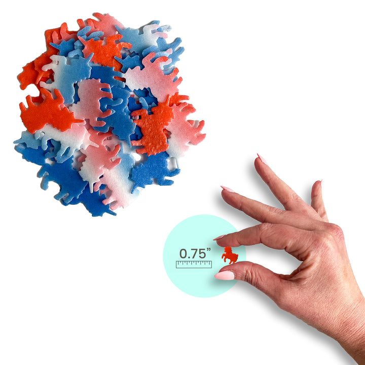 Patriotic Unicorn Wafer Sprinkles