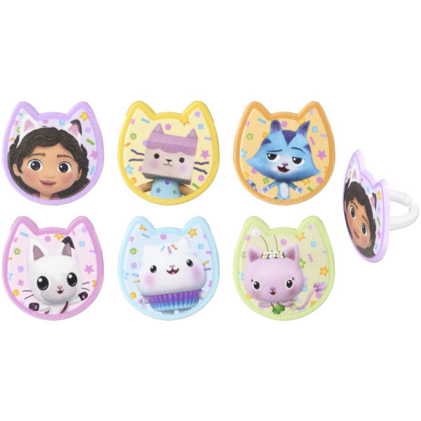 DreamWorks Gabby's Dollhouse Cupcake Rings