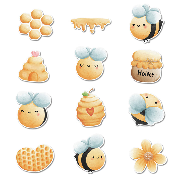 Sweet Bee Edible Cupcake Toppers