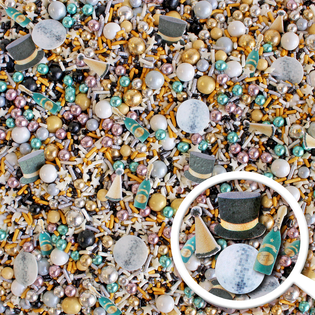 A Bejeweled New Year Sprinkle Mix