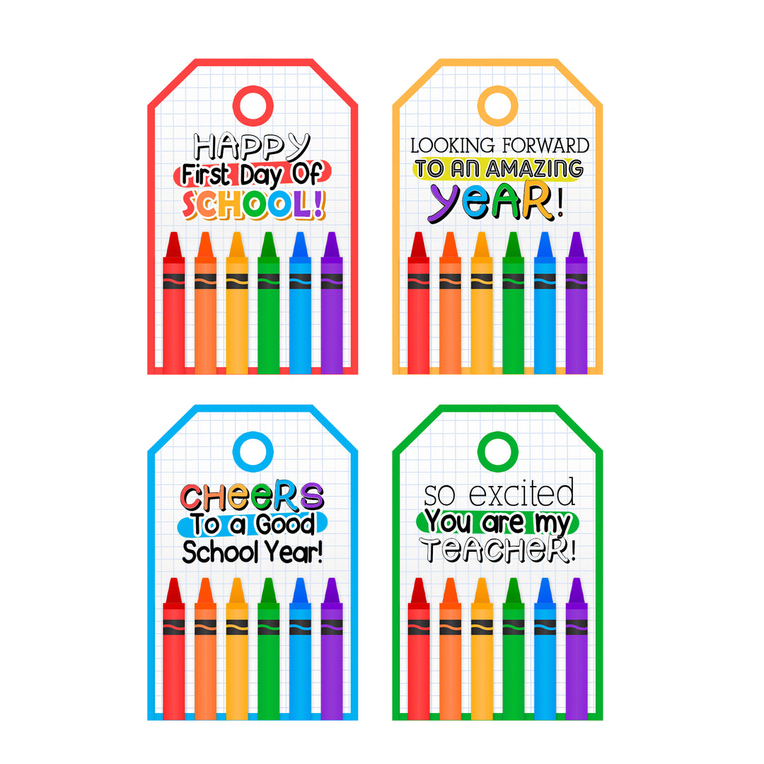 Free Back To School Tags - Ready To Print