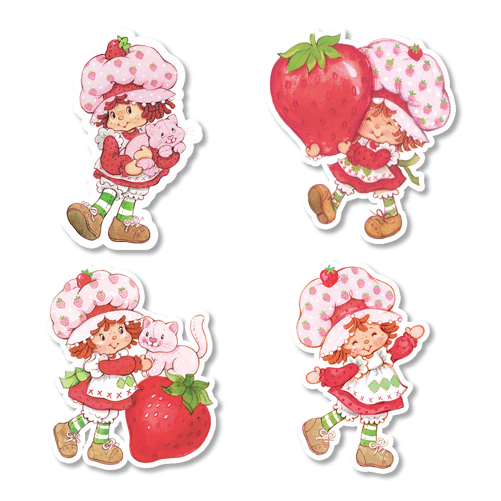 Classic Strawberry Shortcake Edible Cupcake Toppers