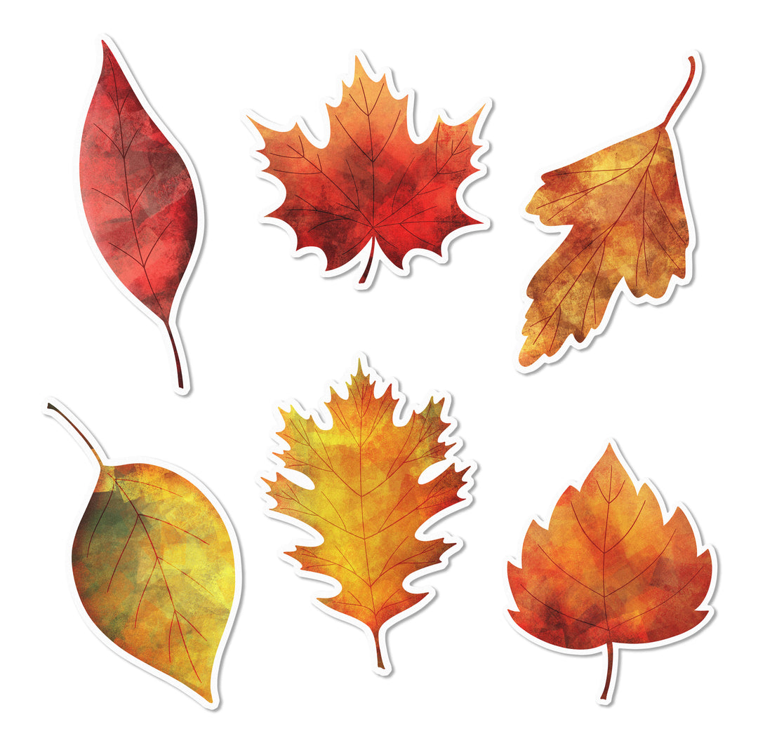 Fall Leaves Edible Cupcake Toppers