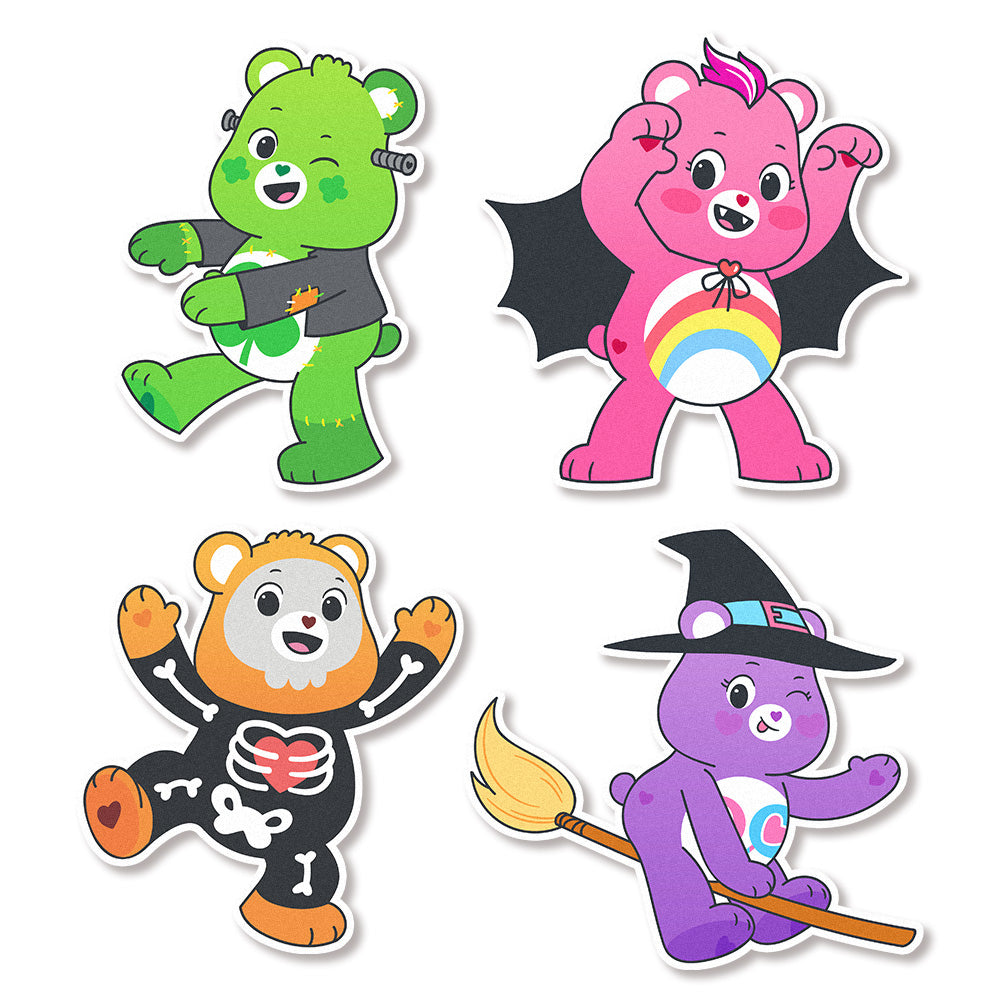 Halloween Care Bears™ Edible Cupcake Toppers