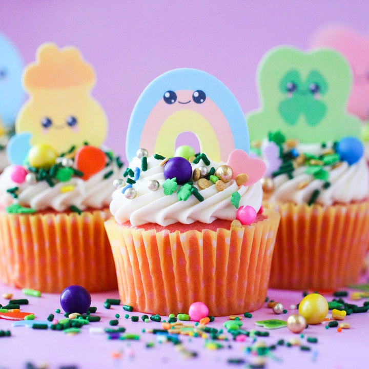 Kawaii Charms Edible Cupcake Toppers