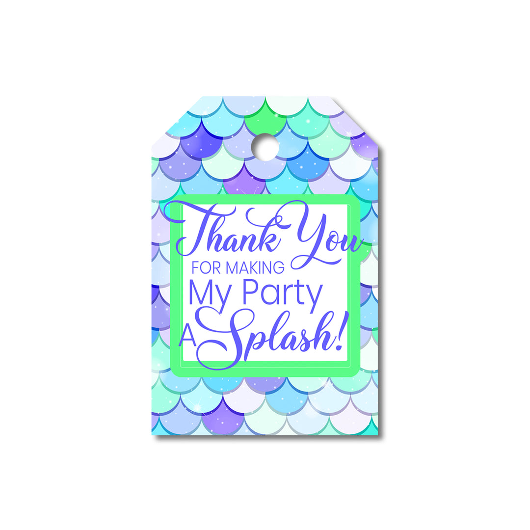 Free Mermaid Party Tags - Ready To Print
