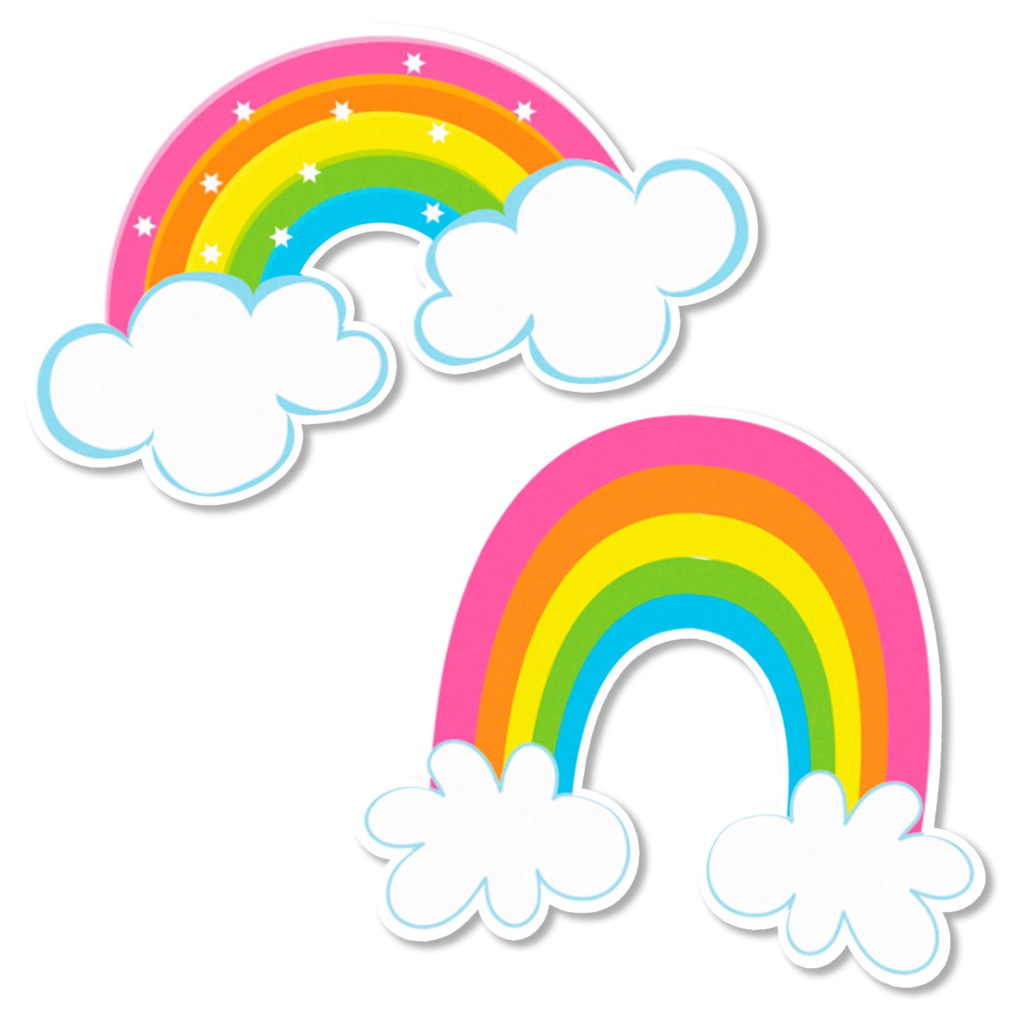 Rainbow Edible Cupcake Toppers by Sprinkle Pop
