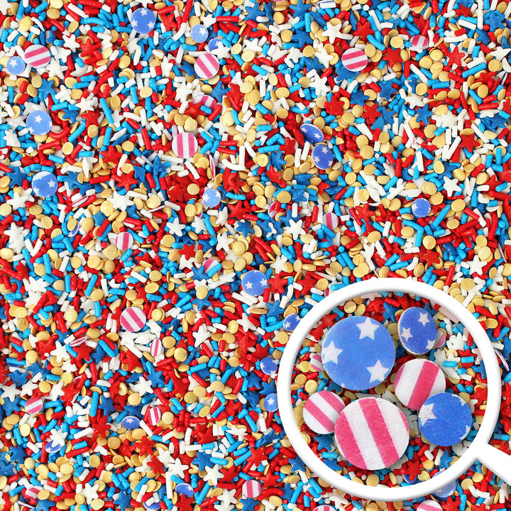 Stars And Stripes Sprinkle Mix