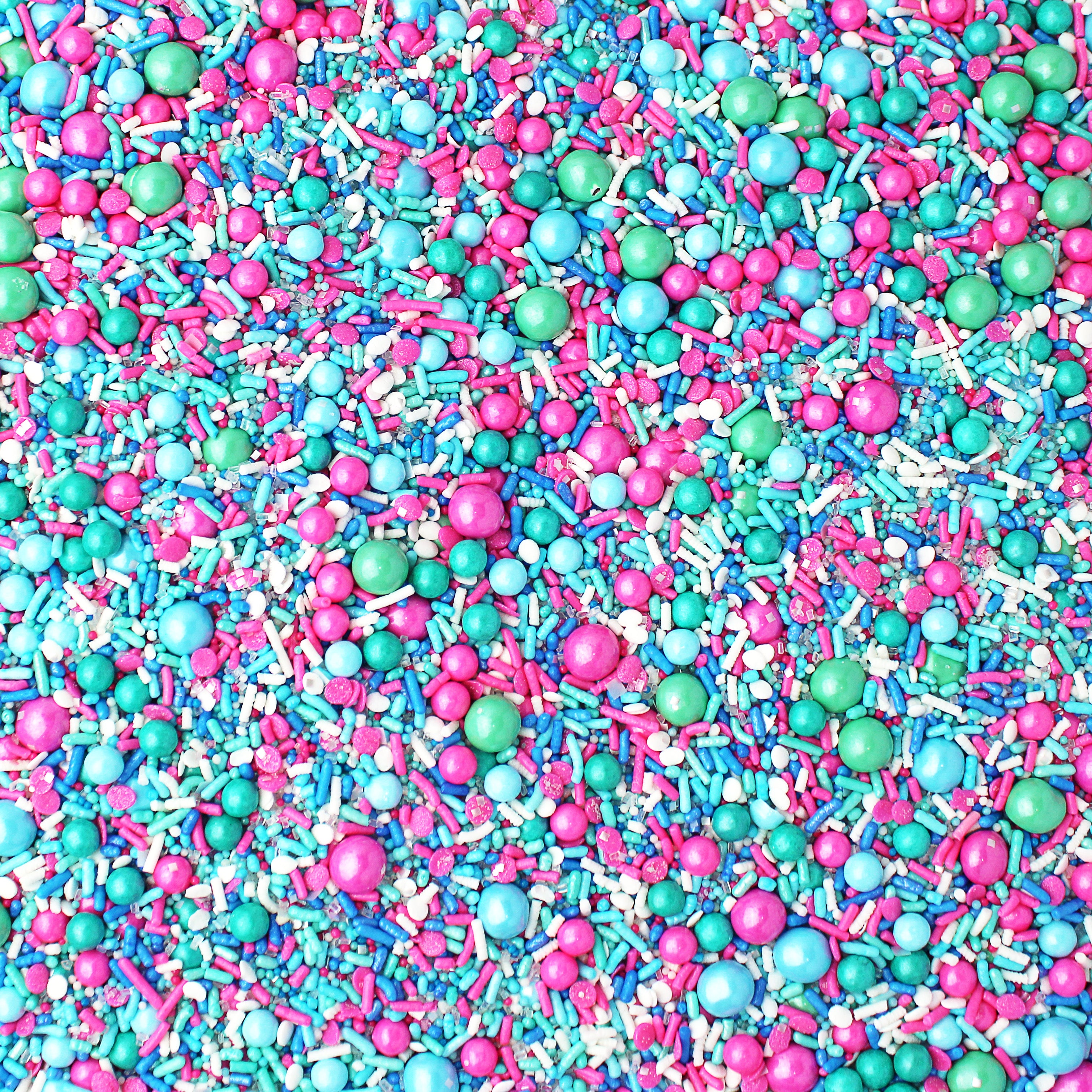 Let's Go Party Barbie Pink Sprinkle Mix, 4 oz Jar (NET Vol. 1/2 Cup)