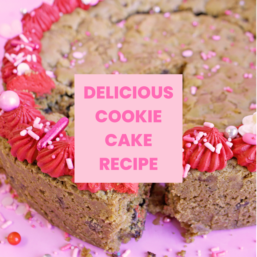 Perfectly Gooey Valentine's Day Cookie Cake