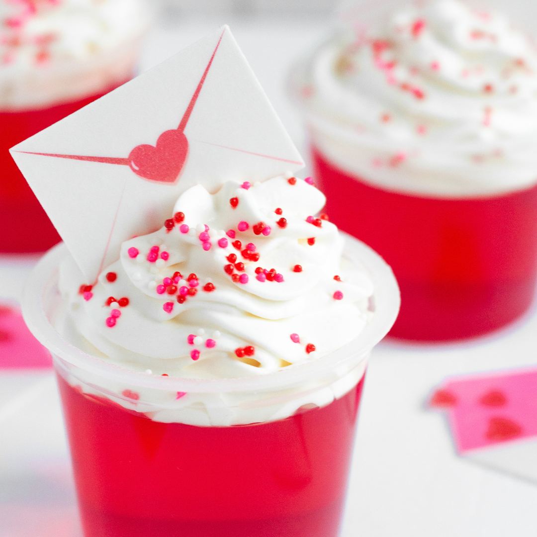 Whipped Icing Recipe For Valentine's Jello Cups – Sprinkle Pop