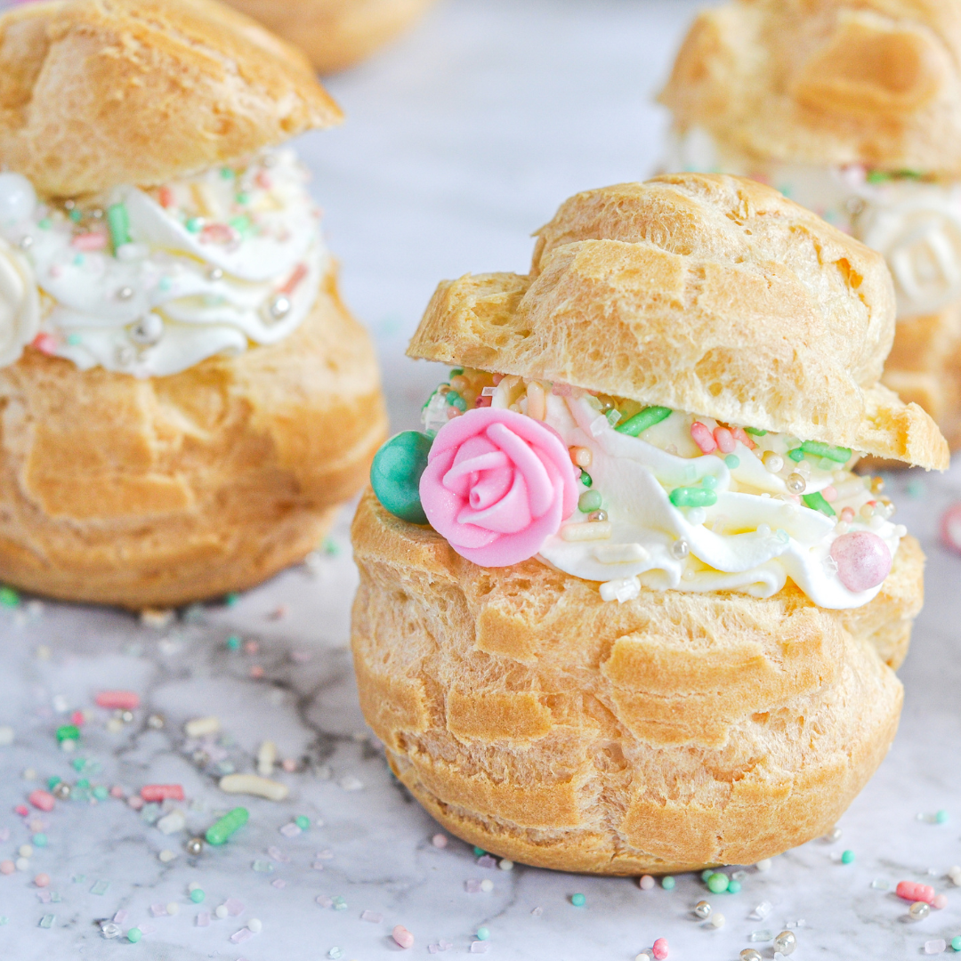 Springtime In Paris Cream Puffs – Sprinkle Pop