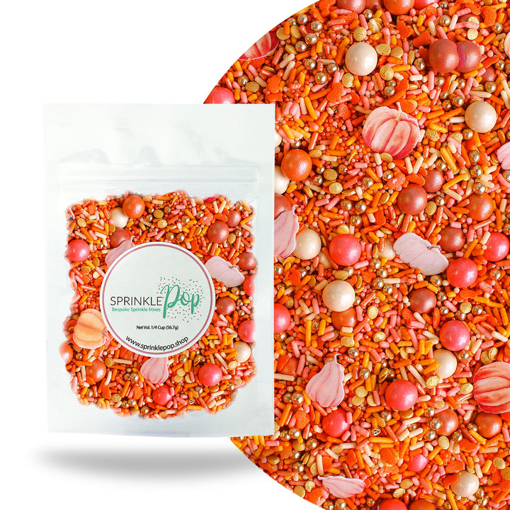 Rose Gold Pumpkin Sprinkle Mix
