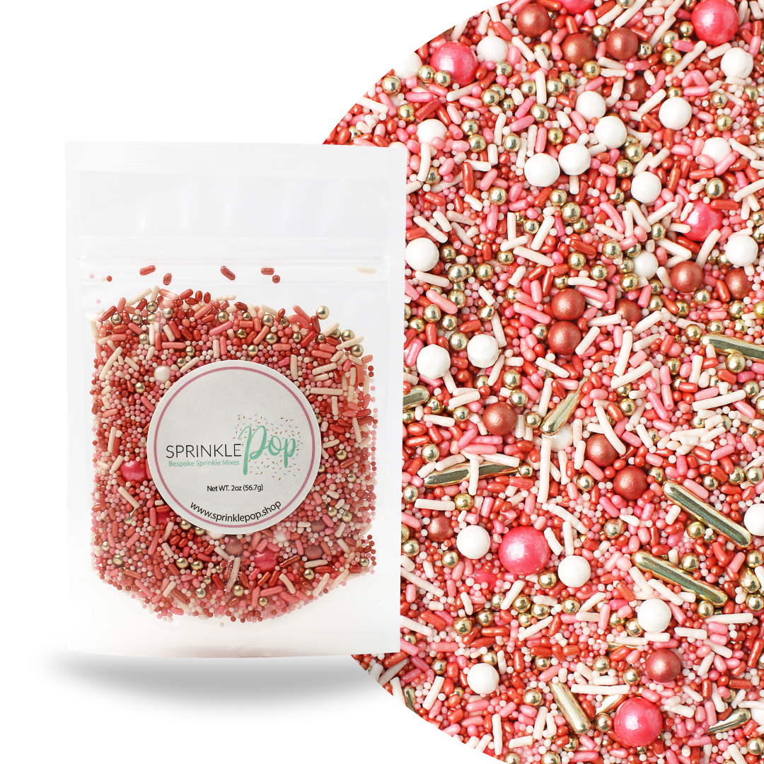Vintage Rose Gold Sprinkle Mix