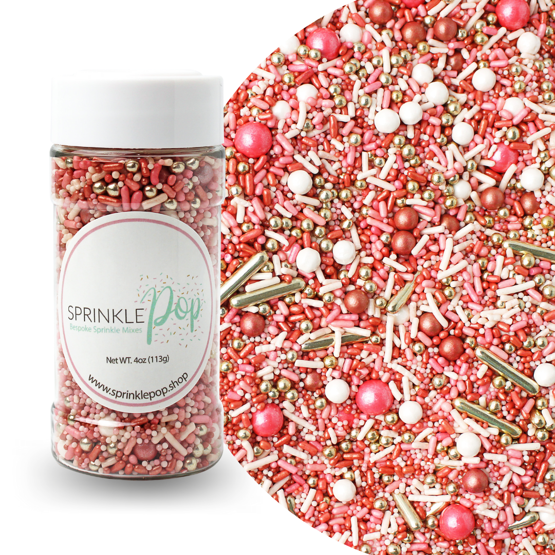 Vintage Rose Gold Sprinkle Mix