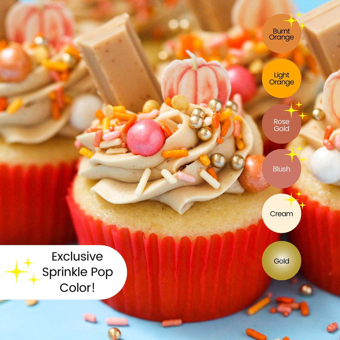 Rose Gold Pumpkin Sprinkle Mix