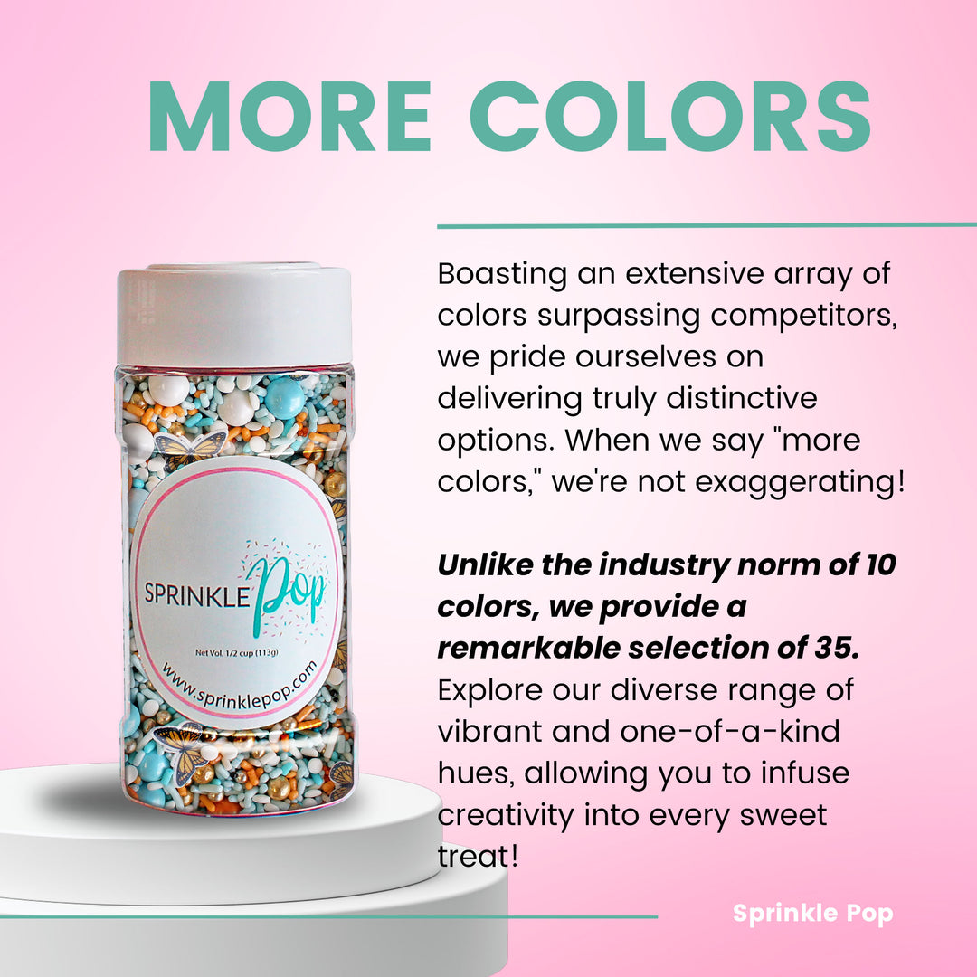 Monarch Butterfly Sprinkle Mix