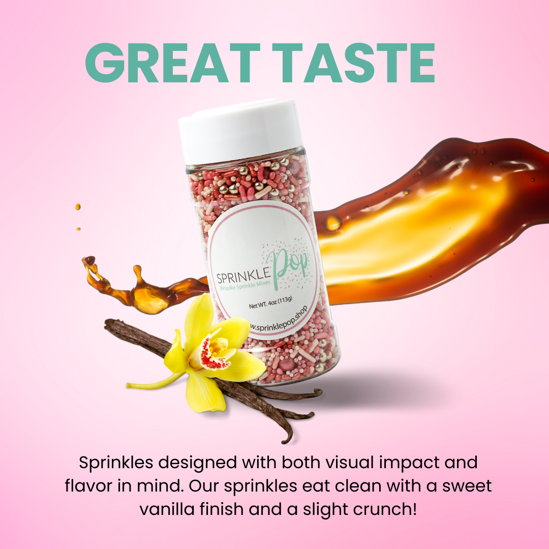 Vintage Rose Gold Sprinkle Mix