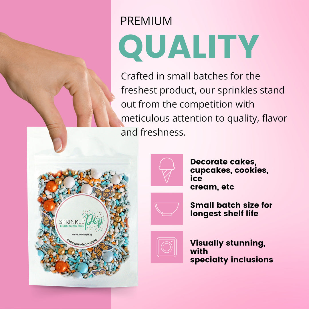 Monarch Butterfly Sprinkle Mix