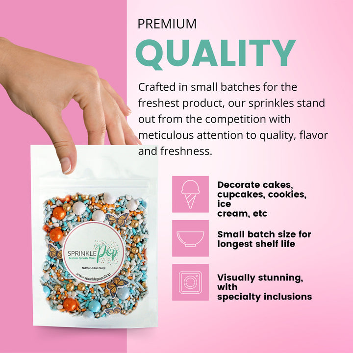 Monarch Butterfly Sprinkle Mix