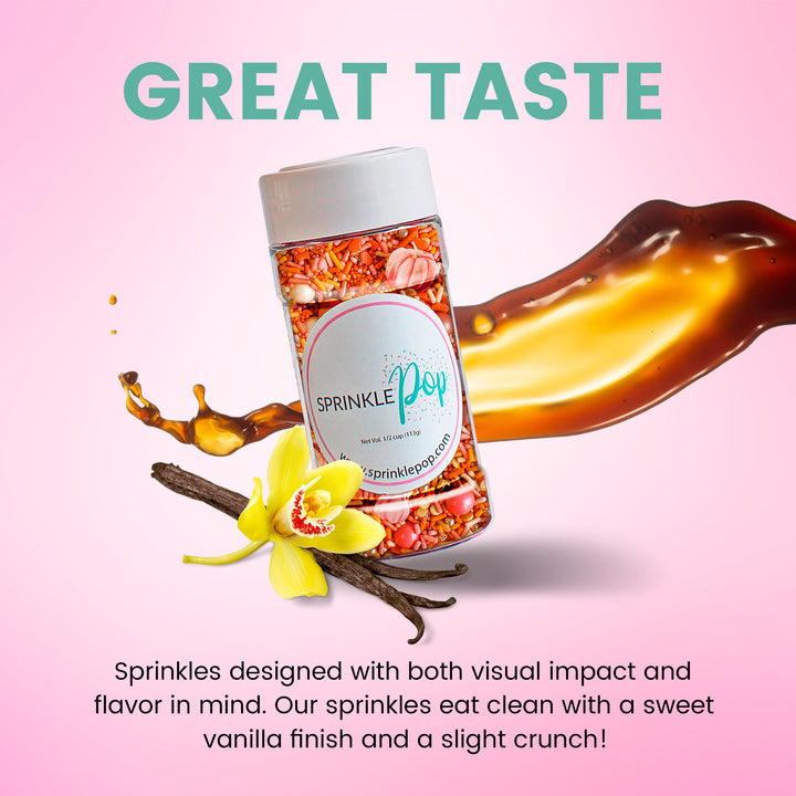 Rose Gold Pumpkin Sprinkle Mix