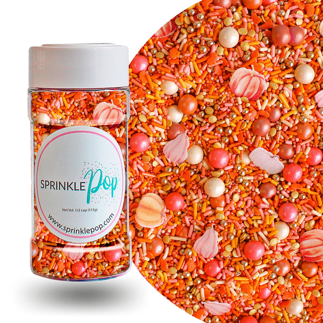 Rose Gold Pumpkin Sprinkle Mix