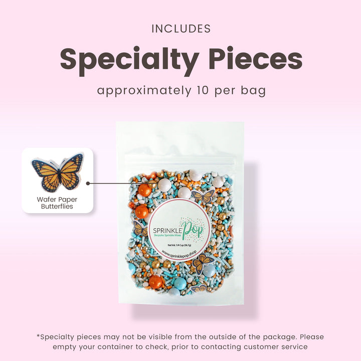 Monarch Butterfly Sprinkle Mix