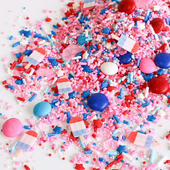 Pink Patriotic Sprinkle Mix