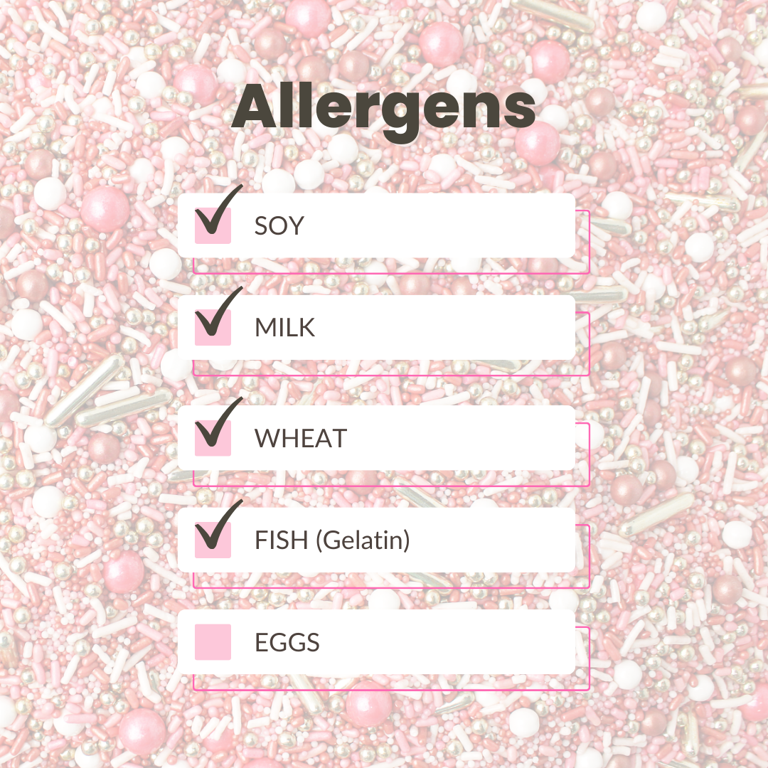 Vintage Rose Gold Sprinkle Mix