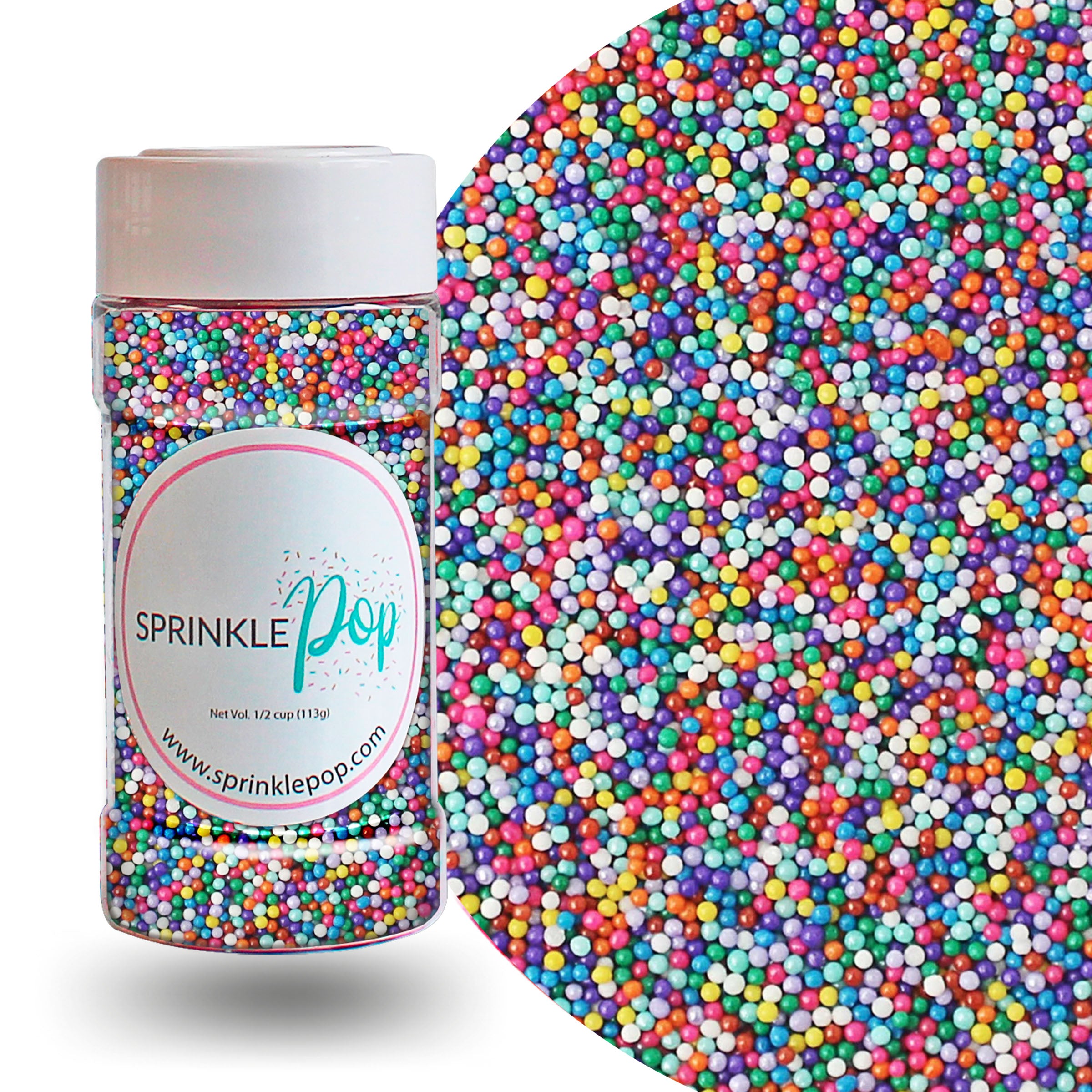 Cool Rainbow Nonpareil Sprinkle Mix – Sprinkle Pop