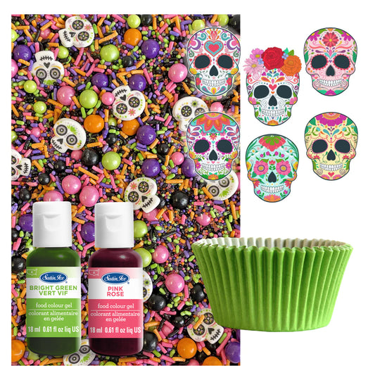 Day Of The Dead Cupcake Kit – Sprinkle Pop