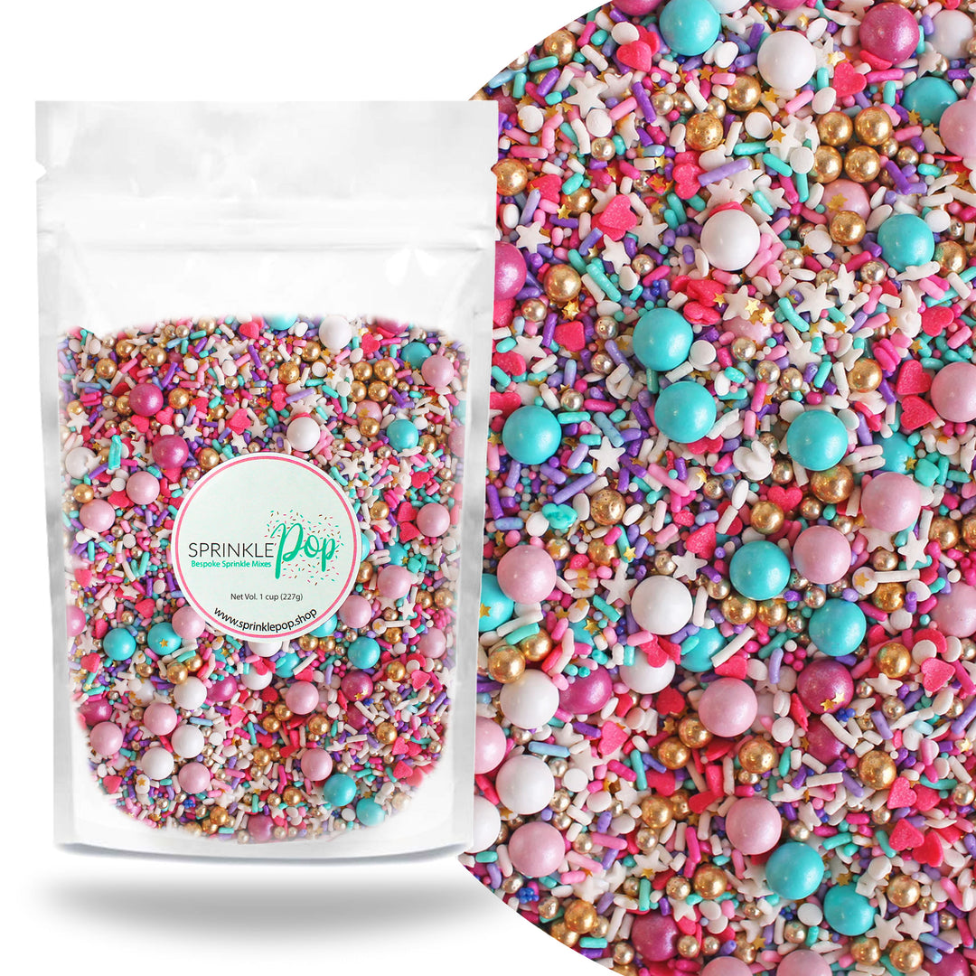 Hey Sugar! Sprinkle Mix, 4 oz Jar (NET Vol. 1/2 Cup) by Sprinkle Pop