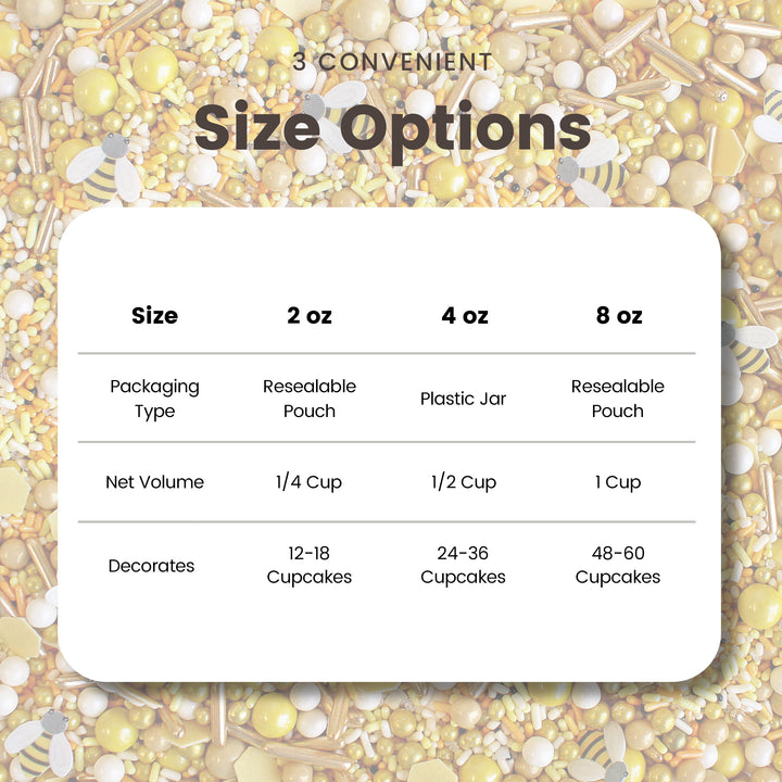 Honey Bee Sprinkle Mix