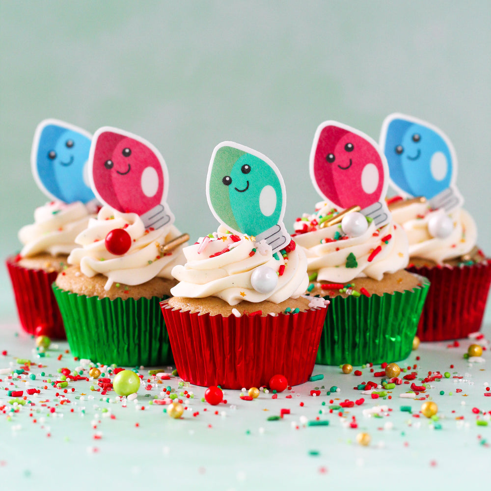 Conversation Hearts Edible Cupcake Toppers – Sprinkle Pop