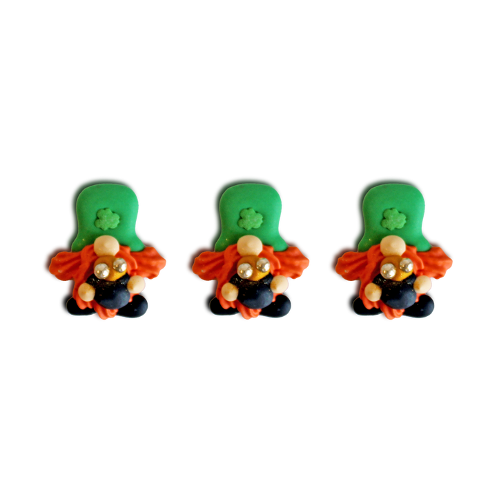 Leprechaun Gnome Royal Icing Decs(Set of 12)