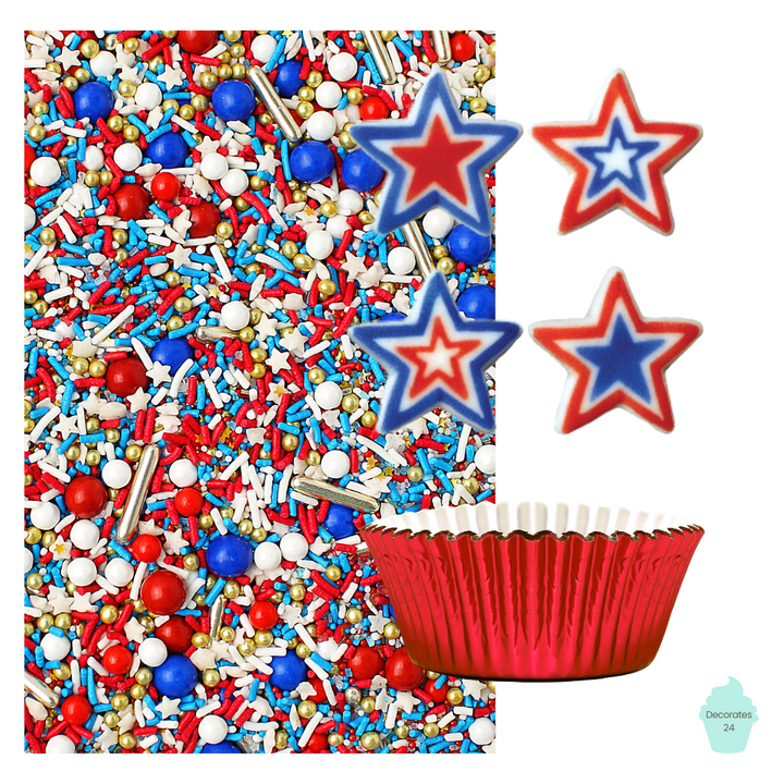 Patriotic Cupcake Kit