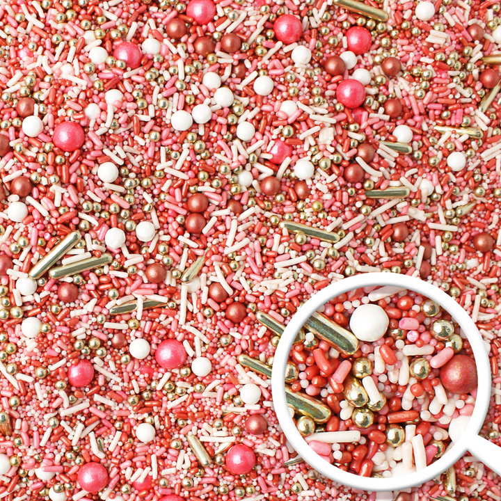 Vintage Rose Gold Sprinkle Mix