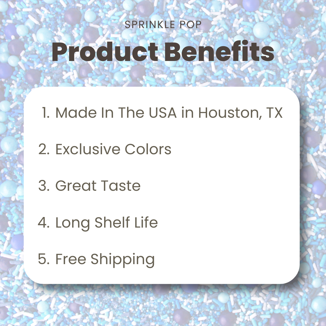 Blue Ombre Sprinkle Mix